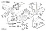 Bosch 0 601 756 873 Gws 25-230 J Angle Grinder 230 V / Eu Spare Parts